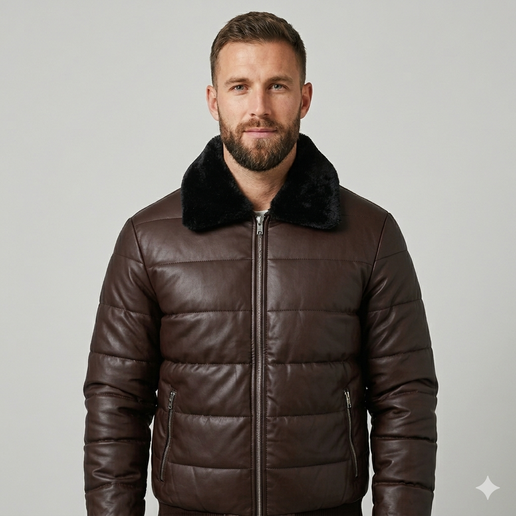 Boomber jackets with Fur-008 - Image 2